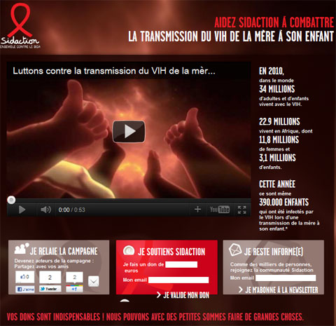 Campagne Sidaction 2011
