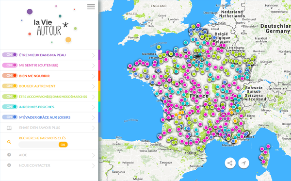Carte interactive La Vie Autour