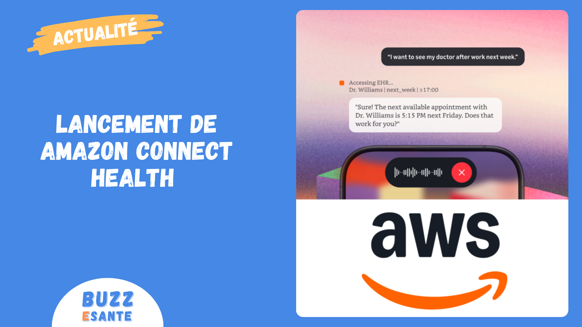 Amazon accélère dans la santé avec Amazon Connect Health et les agents ...